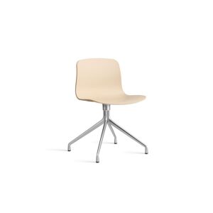 Hay AAC 10 About A Chair SH: 46 cm - Polished Aluminium/Pale Peach