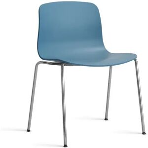 HAY AAC 16 About A Chair SH: 46 cm - Chromed Steel/Azure Blue