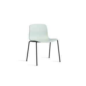 HAY AAC 16 About A Chair SH: 46 cm - Black Powder Coated Steel/Dusty Mint