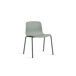 HAY AAC 16 About A Chair SH: 46 cm - Black Powder Coated Steel/Fall Green