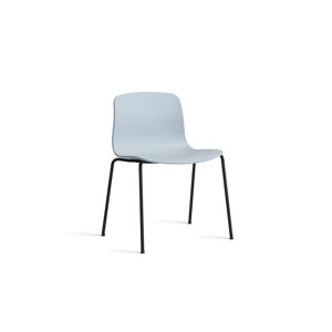 HAY AAC 16 About A Chair SH: 46 cm - Black Powder Coated Steel/Slate Blue