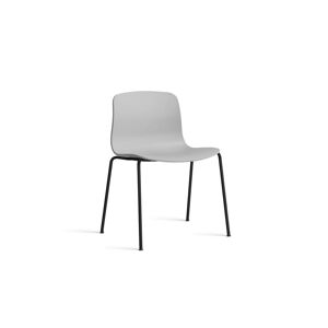 HAY AAC 16 About A Chair SH: 46 cm - Black Powder Coated Steel/Concrete