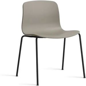 HAY AAC 16 About A Chair SH: 46 cm - Black Powder Coated Steel/Khaki