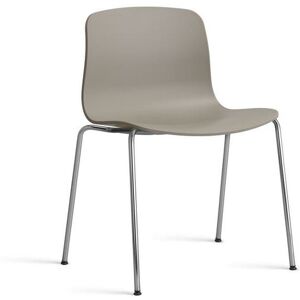 HAY AAC 16 About A Chair SH: 46 cm - Chromed Steel/Khaki