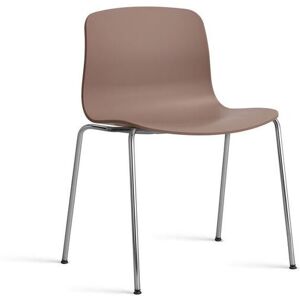 HAY AAC 16 About A Chair SH: 46 cm - Chromed Steel/Soft Brick