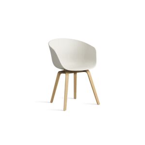 HAY AAC 22 About A Chair SH: 46 cm - Lacquered Oak Veneer/Melange Cream