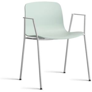 HAY AAC 18 About A Chair SH: 46 cm - Chromed Steel/Dusty Mint