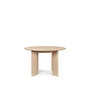 Ferm Living Bevel Round Table Ø: 117 cm - White Oiled Oak