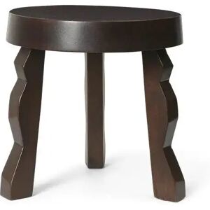 Ferm Living Faye Stool H: 30 cm - Dark Stained Mango