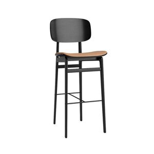 NORR11 NY11 Bar Chair SH: 75 cm - Black/Camel 21004