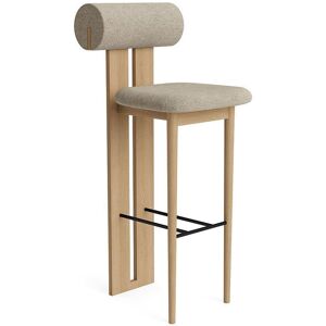 NORR11 Hippo Bar Chair SH: 75 cm - Light Smoked Oak/Barnum 03