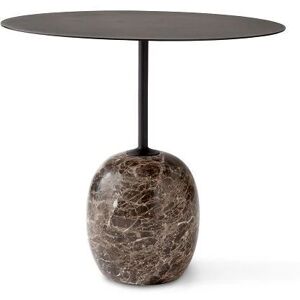 &Tradition Lato Coffee Table LN9 Ø: 50 cm - Black/Ovall