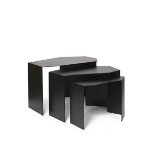 Ferm Living Shard Cluster Tables Set of 3 - Black