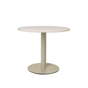 Ferm Living Mineral Dining Table Ø: 90 cm - Bianco Curia/Cashmere