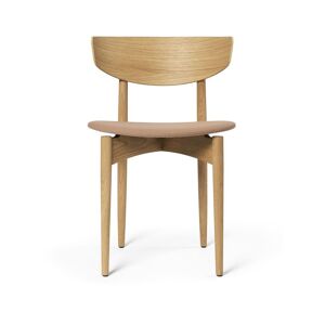 Ferm Living Herman Dining Chair Upholstered Seat H: 75,5 cm - Oak/Tan Tonus
