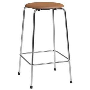 Fritz Hansen - High Dot™ Counter Stool 4-legs Wild leather Walnut