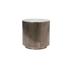 House Doctor - Rota Coffee Table H50 Ø50 Brushed Silver