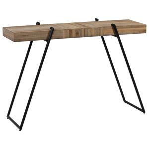 vidaXL konsolbord i massivt teak 120 x 35 x 81 cm