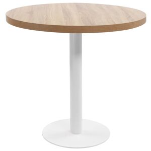 vidaXL bistrobord 80 cm MDF lysebrun