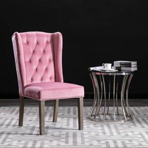 vidaXL spisebordsstol fløjl lyserød