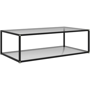 vidaXL 322902  Coffee Table Transparent 120x60x35 cm Tempered Glass