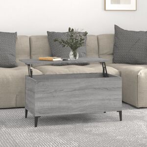 vidaXL sofabord 90x44,5x45 cm konstrueret træ sonoma-eg grå