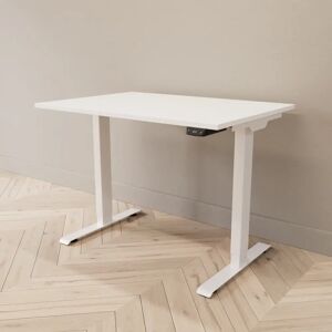Direkt Interiör Hæve sænkebord - Professional, Størrelse 100x70 cm, Bordplade Hvid, Stativ Hvid