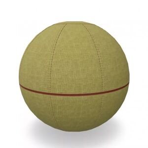 Götessons Office Ballz - Ergonomisk balancebold, Størrelse Ø - 55 cm, Stoffarve & Lynlåsfarve Slope 251 Lemongrass 18 - Rust