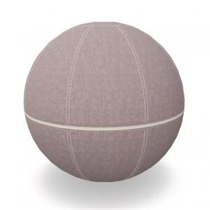 Götessons Office Ballz - Ergonomisk balancebold, Størrelse Ø - 55 cm, Stoffarve & Lynlåsfarve Slope 252 Orchid32 - Offwhite