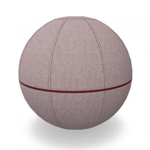 Götessons Office Ballz - Ergonomisk balancebold, Størrelse Ø - 55 cm, Stoffarve & Lynlåsfarve Slope 252 Orchid32 - Vinrød