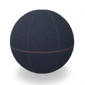 Götessons Office Ballz - Ergonomisk balancebold, Størrelse Ø - 55 cm, Stoffarve & Lynlåsfarve Slope 256 Ocean 22 - Dimrosa