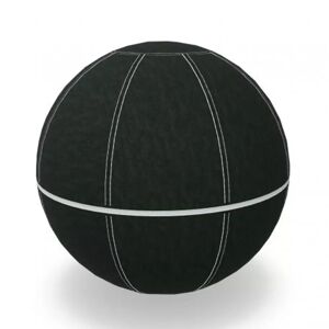 Götessons Office Ballz - Ergonomisk balancebold, Størrelse Ø - 65 cm, Stoffarve & Lynlåsfarve Slope 254 Bottlegreen 34 - Hvid