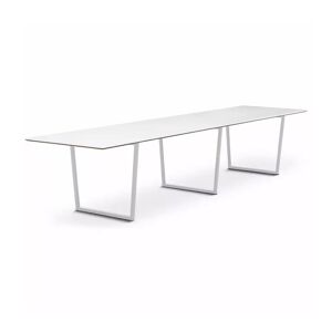 Inoff Framie Konferencebord, Størrelse 540x100 cm, Understel Hvid
