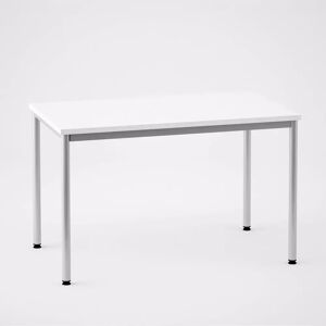 Direkt Interiör Skrivebord med 4 ben, 1800x800mm, Størrelse 120x60 cm, Farve Hvid