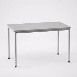 Direkt Interiör Skrivebord med 4 ben, 1800x800mm, Størrelse 180x70 cm, Farve Mørkegrå