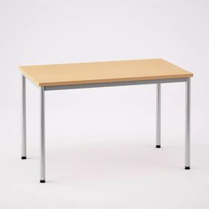 Direkt Interiör Skrivebord med 4 ben, 1800x800mm, Størrelse 120x60 cm, Farve Bøg