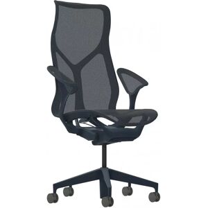 Herman Miller Cosm, High Back - Kontorstol, Farve Nightfall, Armlæn Leaf arms