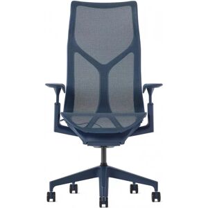 Herman Miller Cosm, High Back - Kontorstol, Farve Nightfall, Armlæn Justerbare armlæn