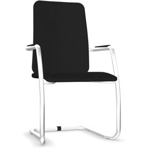 Narbutas Konference stol Gama, Design Chrome / Era C14 - Black