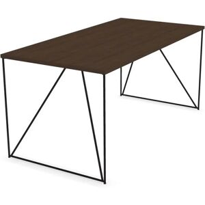 Narbutas Skrivebord Air, Design Black / Dark Walnut, Bredde 180 cm