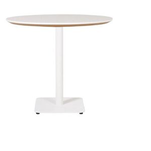 Cafebord Trend, Diameter Ø900 mm, hvid firkantet fod