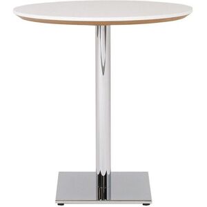 Cafebord Trend, Diameter Ø700 mm, forkromet firkantet fod