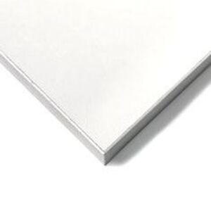 Skrivebordsplade hjørne rund, LxB 2200x1200 mm, højre, hvid laminat