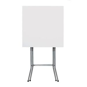 Ståbord sammenklappeligt, hvid plade LxB 700 x 700 mm