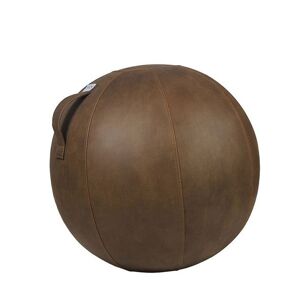 Siddebold VLUV, kunstlæder, brun, Ø 60-62 cm