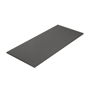 Skrivebordsplade lige, LxB 1800x800 mm, mørkegrå