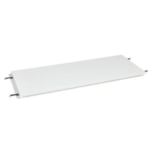 Konferencebord sammenklappeligt, mellemplade, LxB 1200x450 mm, hvid (u
