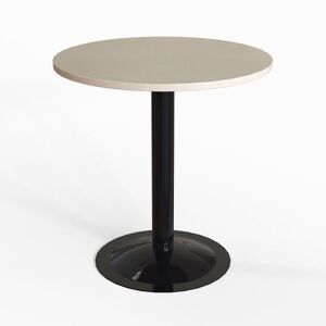 Cafebord Sputnik, Ø 700 mm sort stativ, birk