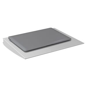 Conceptum - laptop holder til skrivebord, BxDxH 400x400x42 mm, alumini