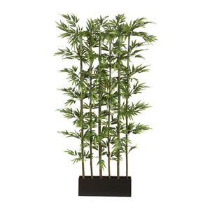 Bambus skillevæg Dewin, HxB 1650x500 mm, UV-bestandig sort blomsterkas